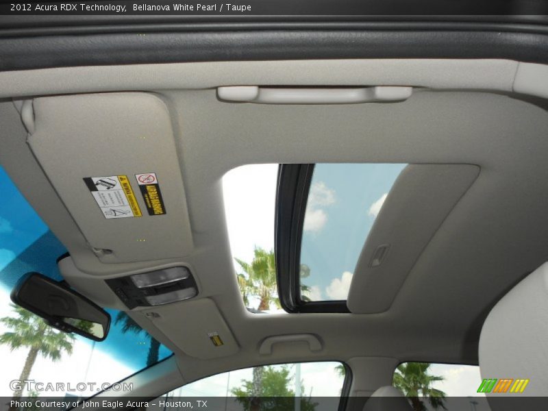 Bellanova White Pearl / Taupe 2012 Acura RDX Technology