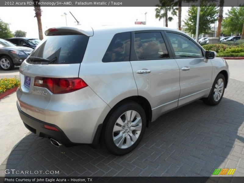 Palladium Metallic / Taupe 2012 Acura RDX Technology SH-AWD