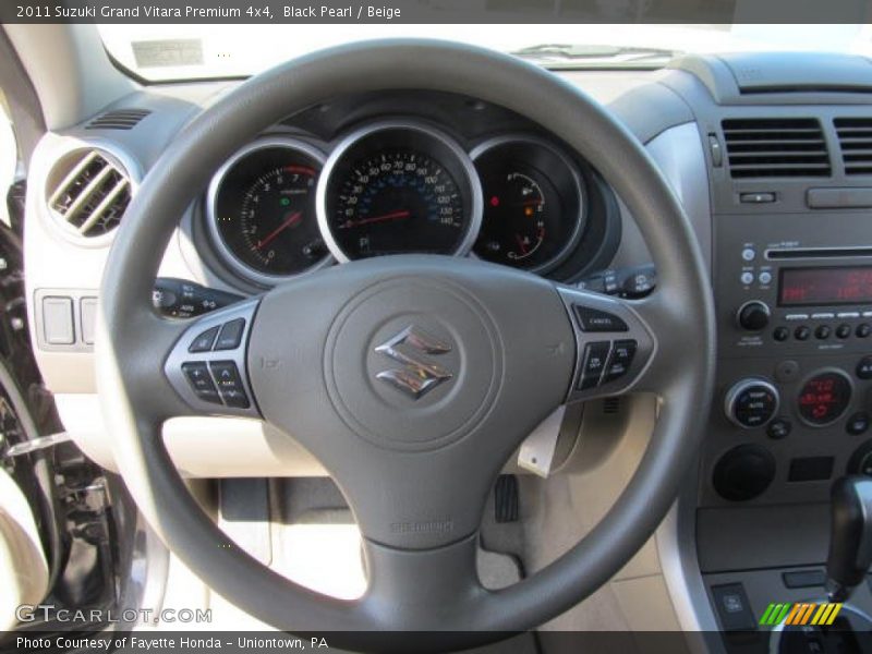 Black Pearl / Beige 2011 Suzuki Grand Vitara Premium 4x4