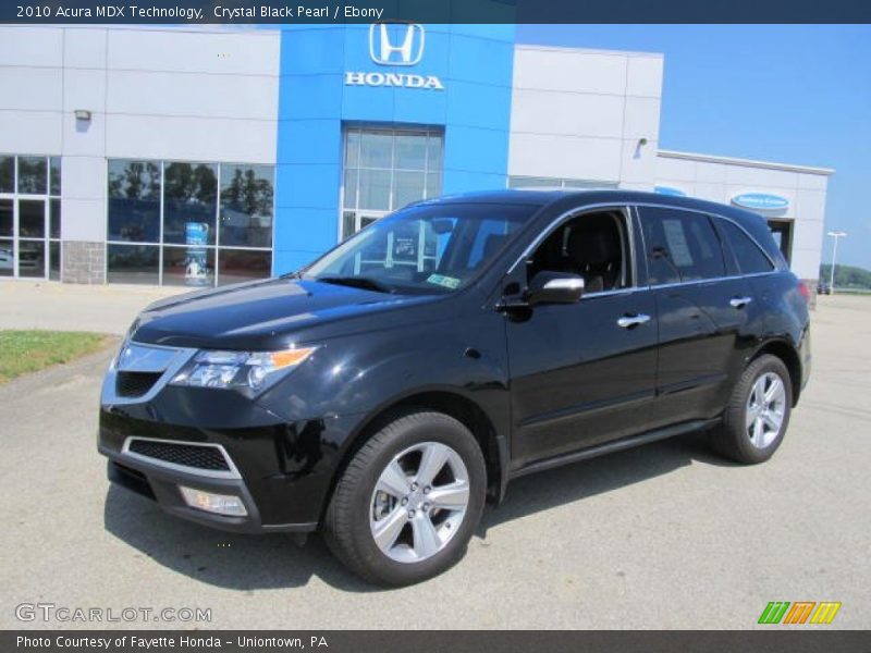 Crystal Black Pearl / Ebony 2010 Acura MDX Technology