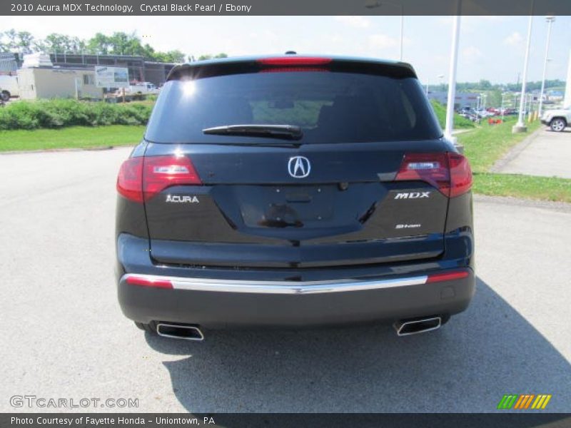 Crystal Black Pearl / Ebony 2010 Acura MDX Technology