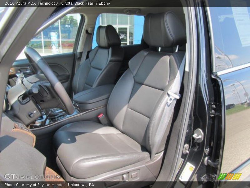 Crystal Black Pearl / Ebony 2010 Acura MDX Technology
