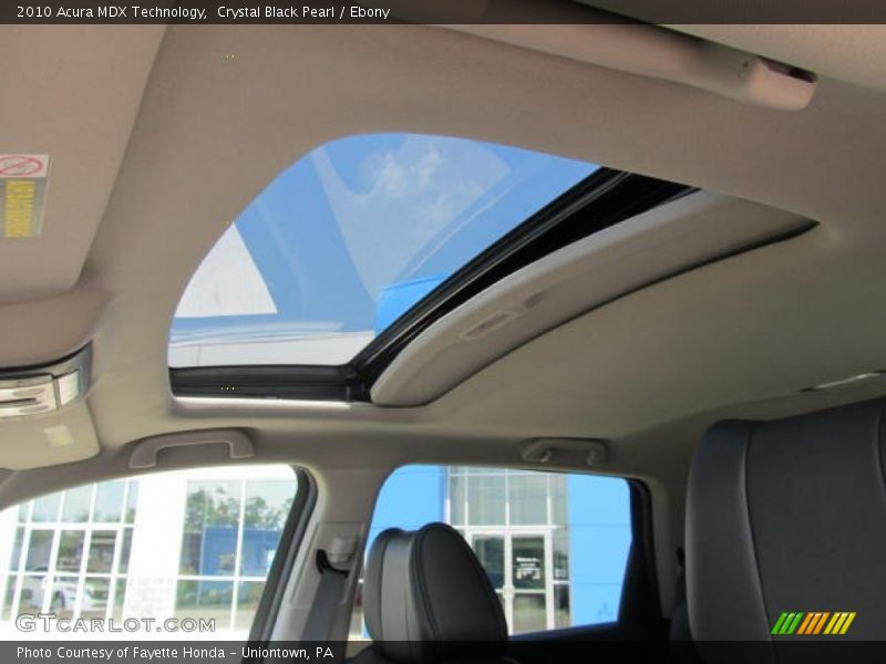 Crystal Black Pearl / Ebony 2010 Acura MDX Technology