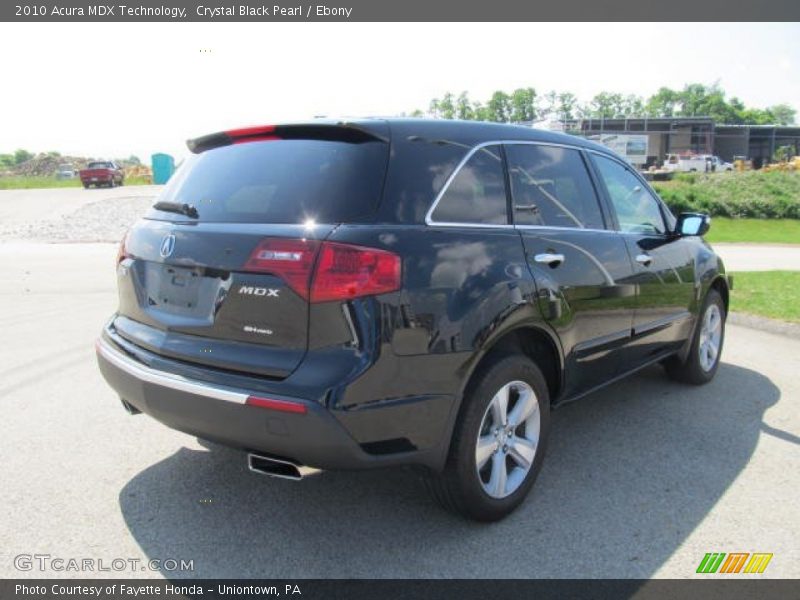 Crystal Black Pearl / Ebony 2010 Acura MDX Technology