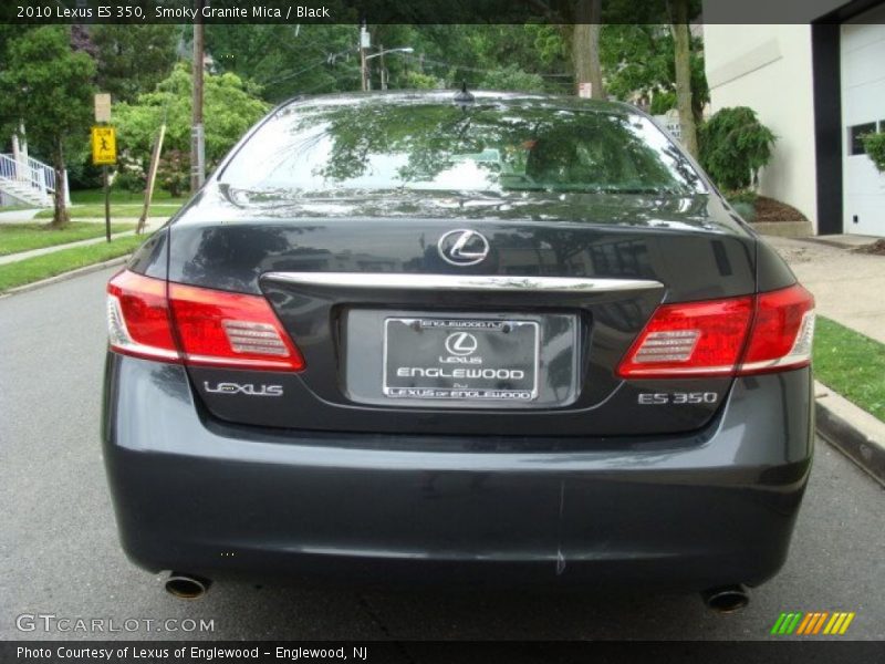 Smoky Granite Mica / Black 2010 Lexus ES 350