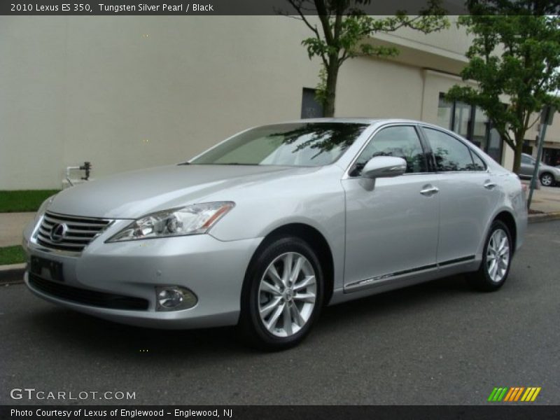 Tungsten Silver Pearl / Black 2010 Lexus ES 350