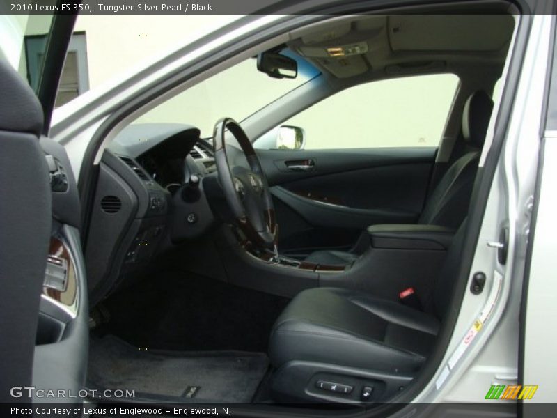 Tungsten Silver Pearl / Black 2010 Lexus ES 350