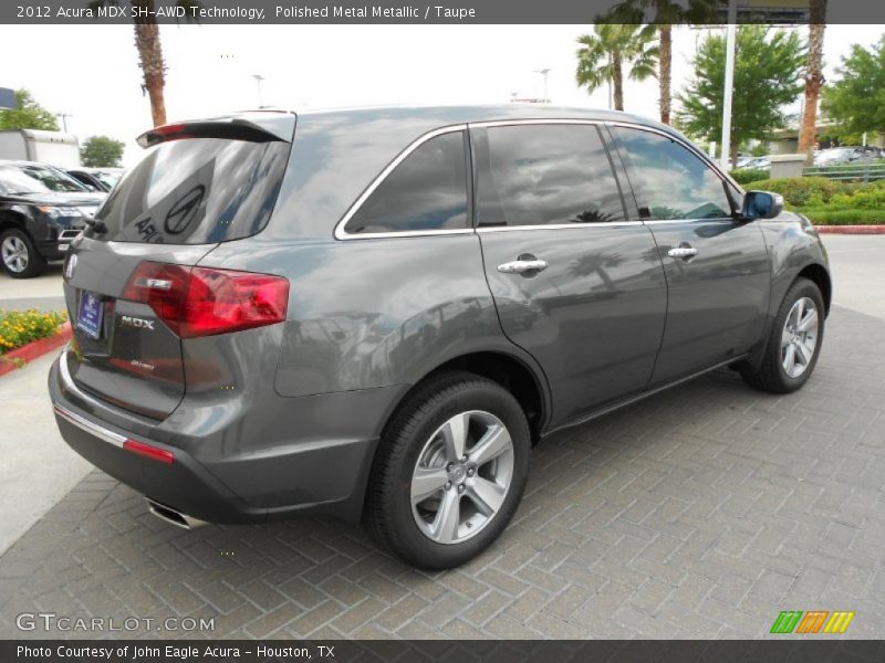 Polished Metal Metallic / Taupe 2012 Acura MDX SH-AWD Technology