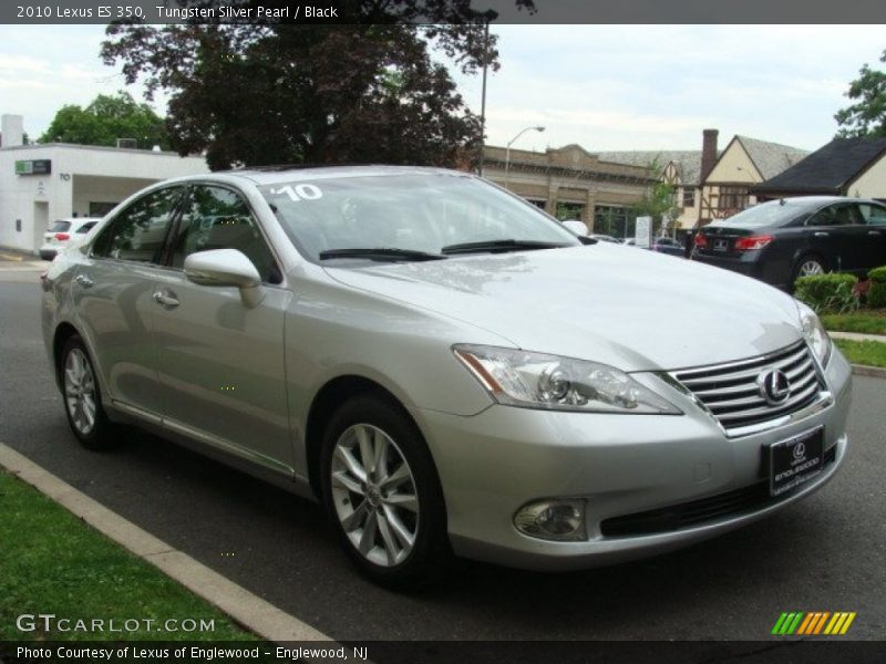 Tungsten Silver Pearl / Black 2010 Lexus ES 350