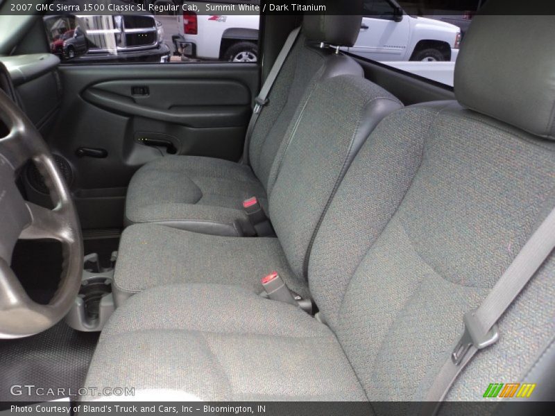 Summit White / Dark Titanium 2007 GMC Sierra 1500 Classic SL Regular Cab