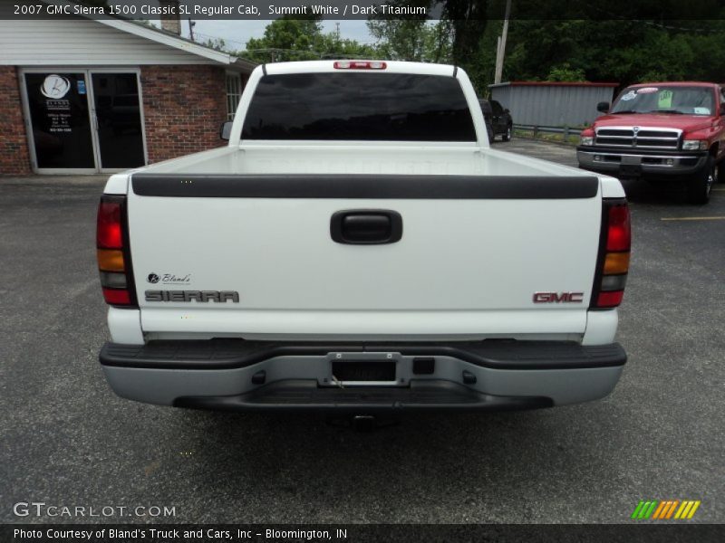 Summit White / Dark Titanium 2007 GMC Sierra 1500 Classic SL Regular Cab