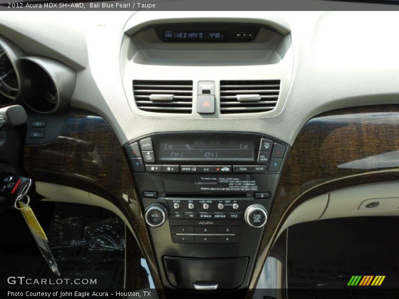 Bali Blue Pearl / Taupe 2012 Acura MDX SH-AWD