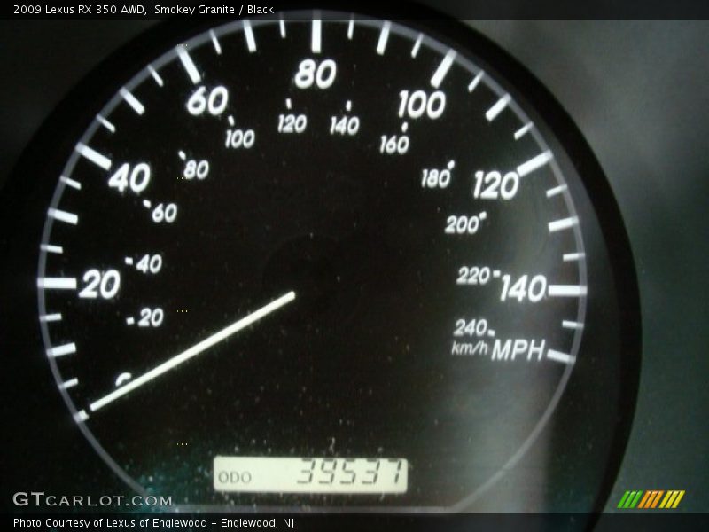 Smokey Granite / Black 2009 Lexus RX 350 AWD