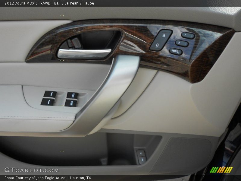 Bali Blue Pearl / Taupe 2012 Acura MDX SH-AWD