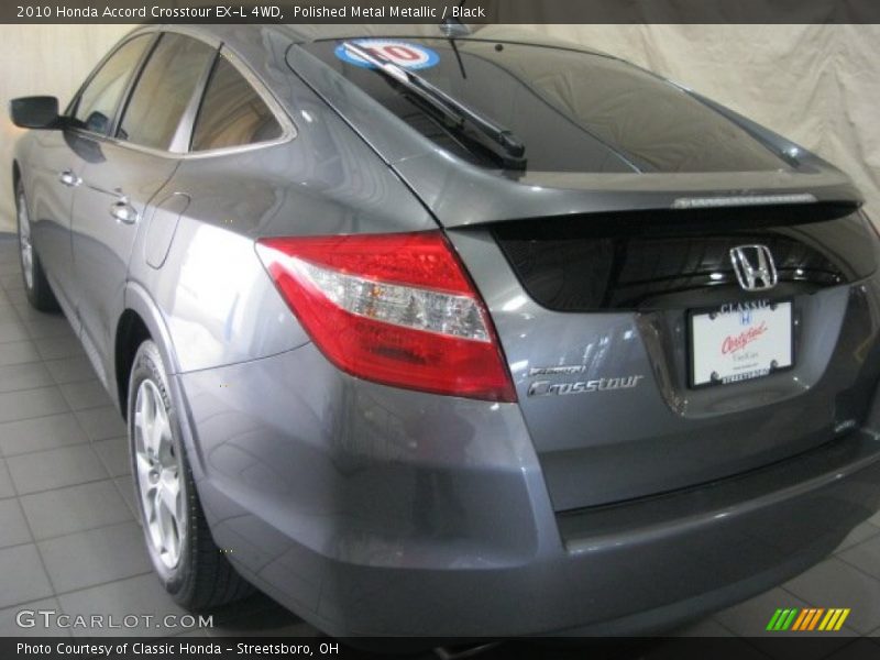 Polished Metal Metallic / Black 2010 Honda Accord Crosstour EX-L 4WD