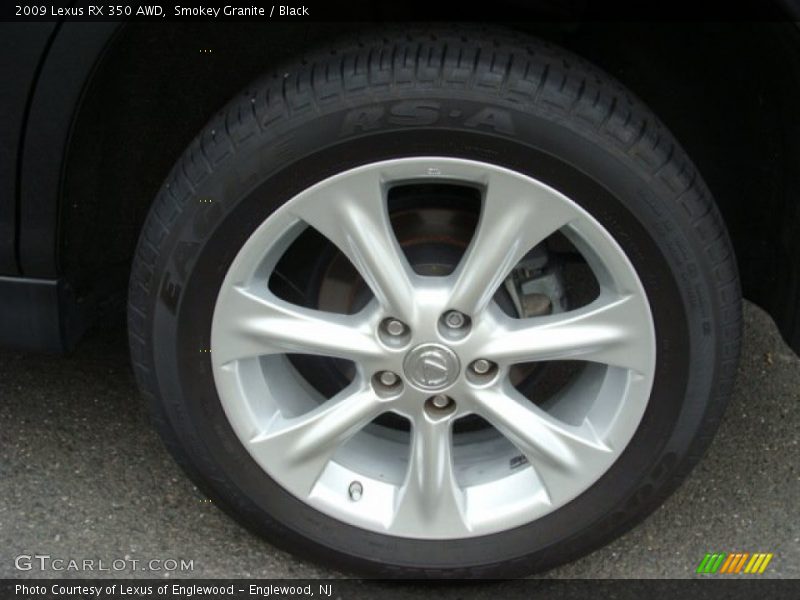 Smokey Granite / Black 2009 Lexus RX 350 AWD