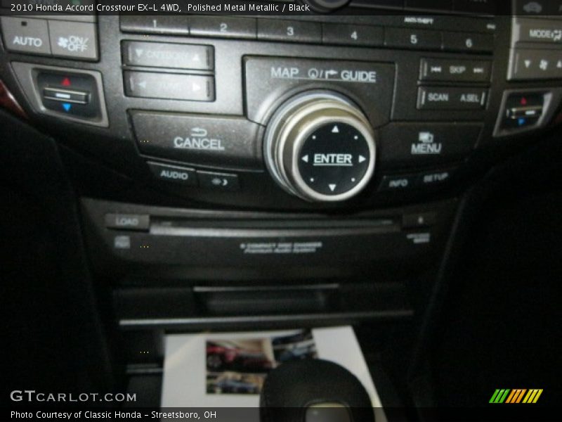 Polished Metal Metallic / Black 2010 Honda Accord Crosstour EX-L 4WD