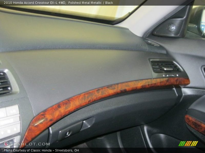 Polished Metal Metallic / Black 2010 Honda Accord Crosstour EX-L 4WD