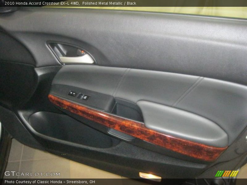 Polished Metal Metallic / Black 2010 Honda Accord Crosstour EX-L 4WD