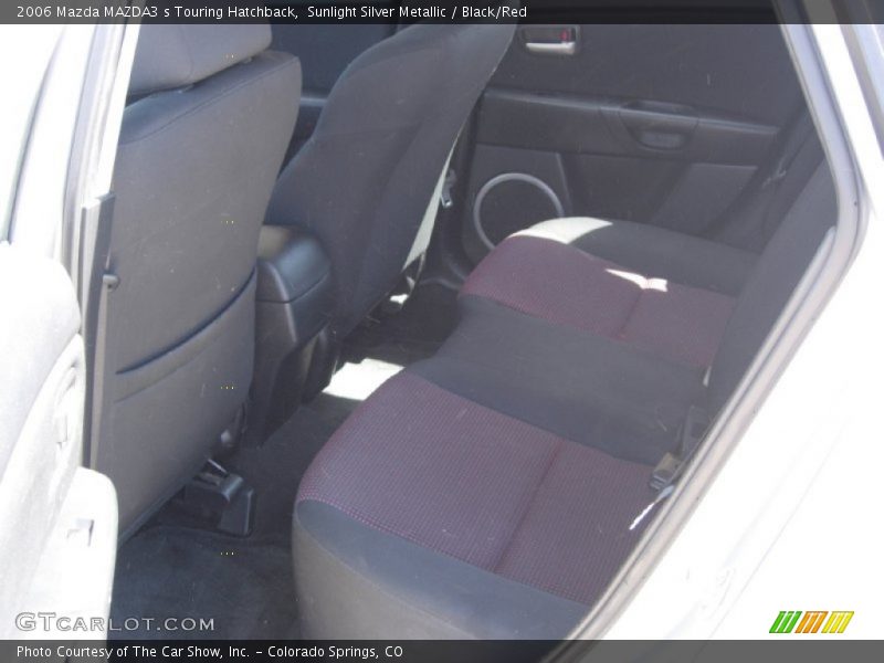 Sunlight Silver Metallic / Black/Red 2006 Mazda MAZDA3 s Touring Hatchback