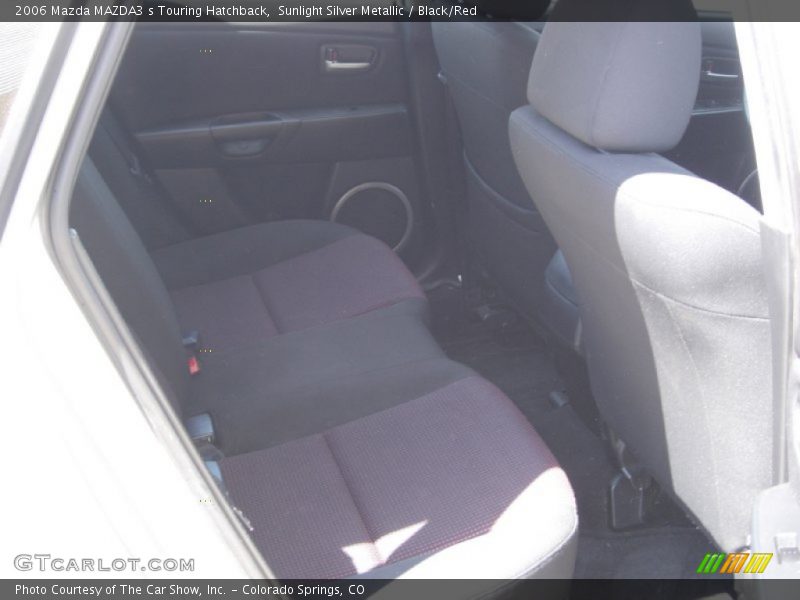 Sunlight Silver Metallic / Black/Red 2006 Mazda MAZDA3 s Touring Hatchback