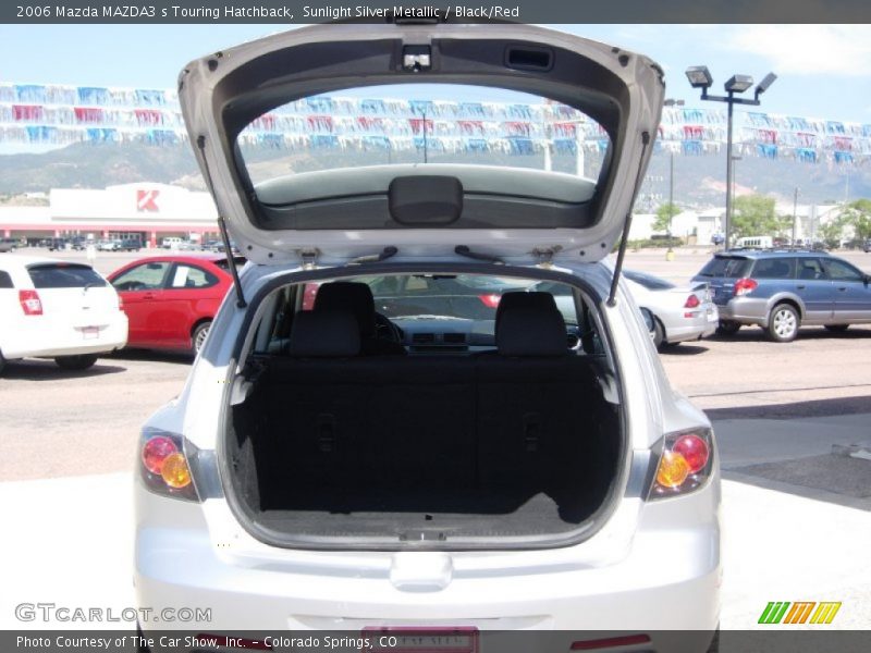 Sunlight Silver Metallic / Black/Red 2006 Mazda MAZDA3 s Touring Hatchback