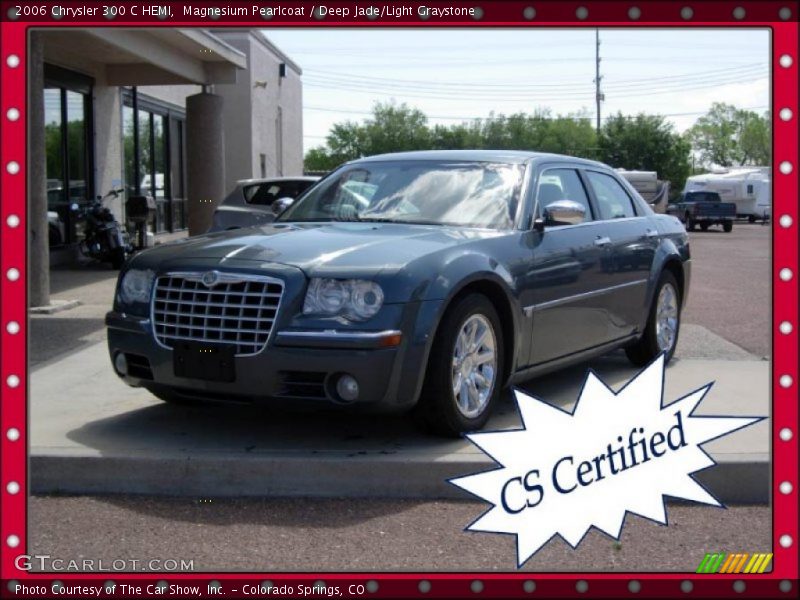 Magnesium Pearlcoat / Deep Jade/Light Graystone 2006 Chrysler 300 C HEMI