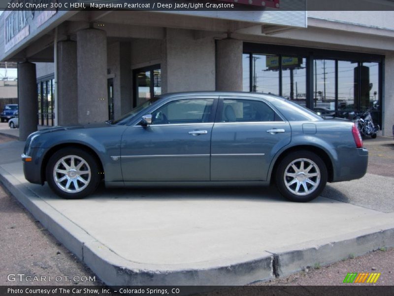 Magnesium Pearlcoat / Deep Jade/Light Graystone 2006 Chrysler 300 C HEMI