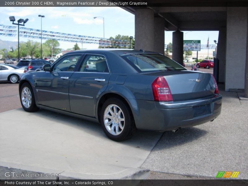 Magnesium Pearlcoat / Deep Jade/Light Graystone 2006 Chrysler 300 C HEMI