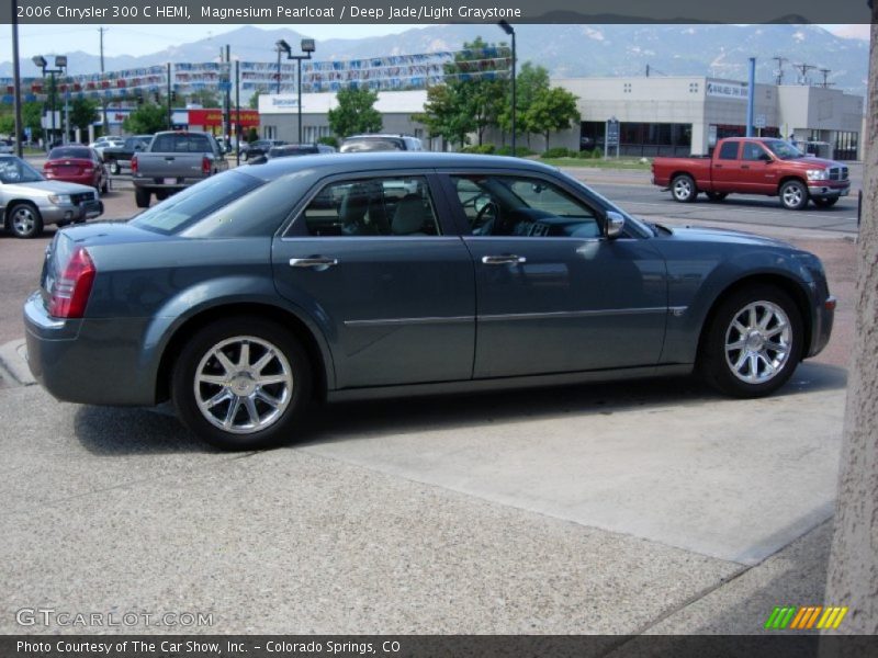 Magnesium Pearlcoat / Deep Jade/Light Graystone 2006 Chrysler 300 C HEMI