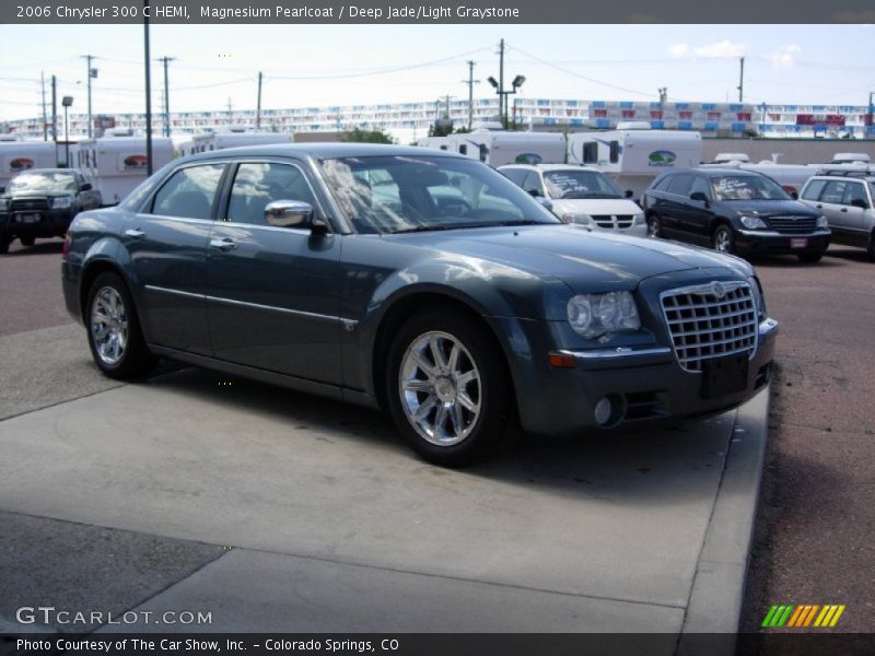 Magnesium Pearlcoat / Deep Jade/Light Graystone 2006 Chrysler 300 C HEMI