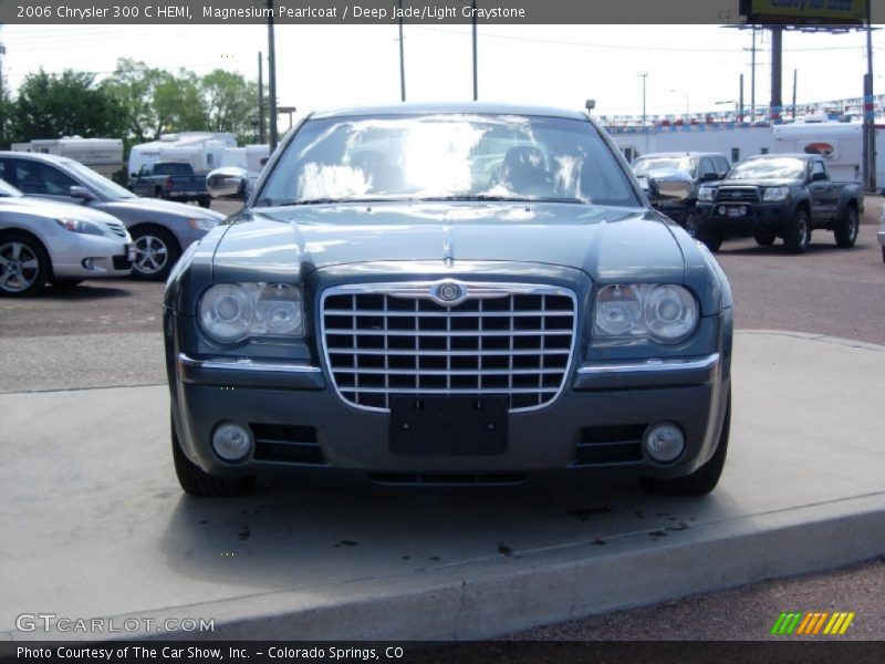 Magnesium Pearlcoat / Deep Jade/Light Graystone 2006 Chrysler 300 C HEMI