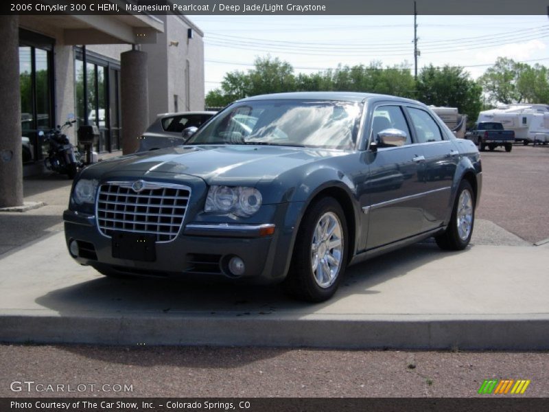 Magnesium Pearlcoat / Deep Jade/Light Graystone 2006 Chrysler 300 C HEMI