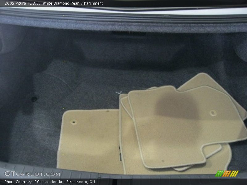 White Diamond Pearl / Parchment 2009 Acura TL 3.5