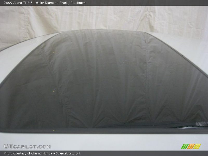 White Diamond Pearl / Parchment 2009 Acura TL 3.5
