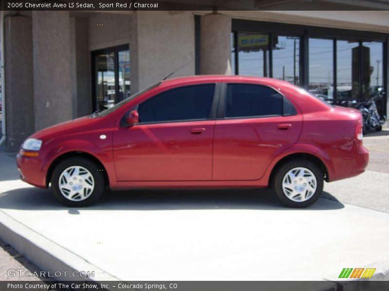 Sport Red / Charcoal 2006 Chevrolet Aveo LS Sedan