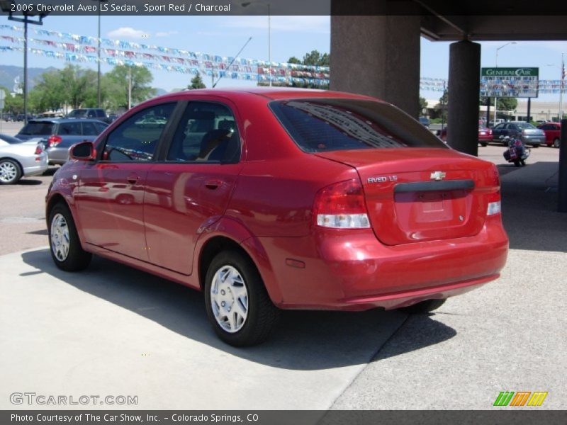 Sport Red / Charcoal 2006 Chevrolet Aveo LS Sedan