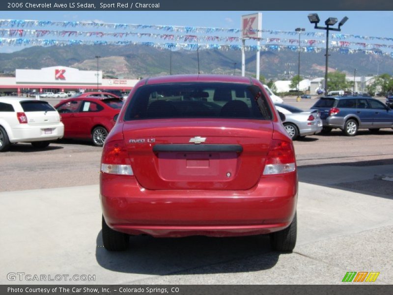 Sport Red / Charcoal 2006 Chevrolet Aveo LS Sedan