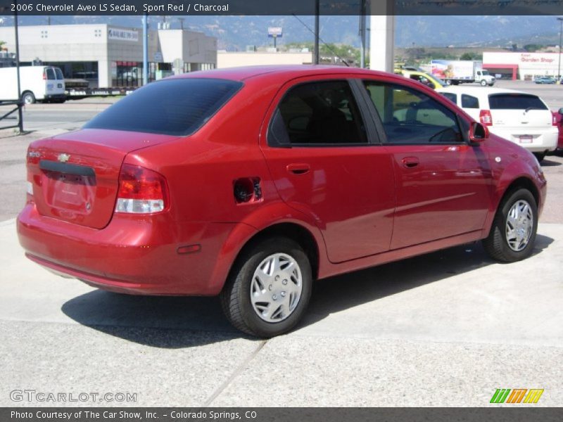 Sport Red / Charcoal 2006 Chevrolet Aveo LS Sedan