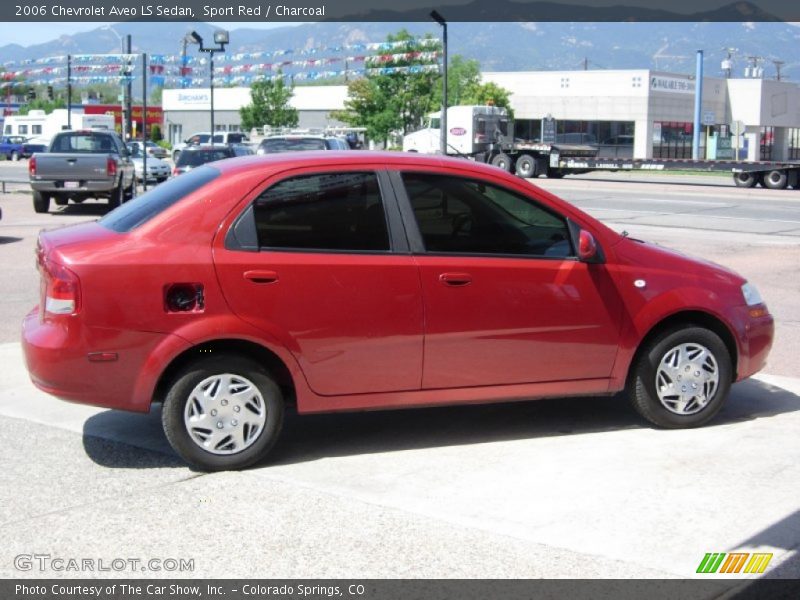 Sport Red / Charcoal 2006 Chevrolet Aveo LS Sedan