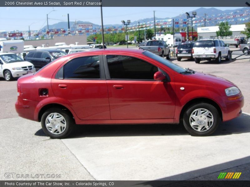 Sport Red / Charcoal 2006 Chevrolet Aveo LS Sedan