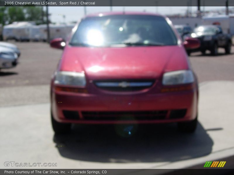 Sport Red / Charcoal 2006 Chevrolet Aveo LS Sedan