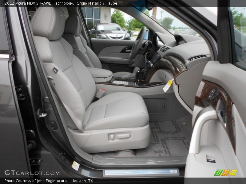 Grigio Metallic / Taupe 2012 Acura MDX SH-AWD Technology