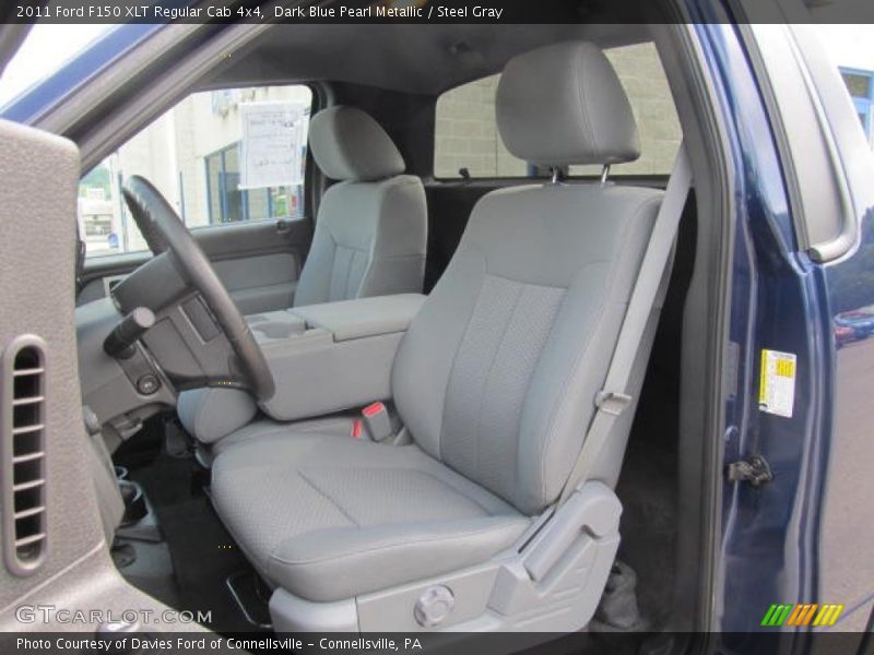  2011 F150 XLT Regular Cab 4x4 Steel Gray Interior