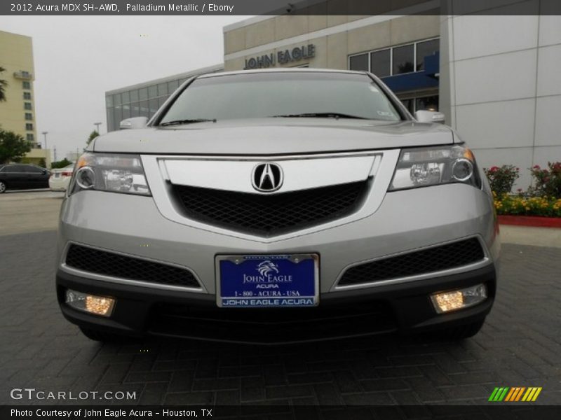 Palladium Metallic / Ebony 2012 Acura MDX SH-AWD