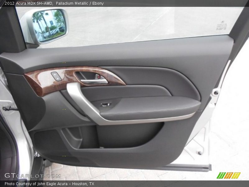 Palladium Metallic / Ebony 2012 Acura MDX SH-AWD