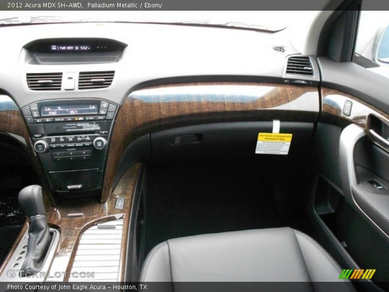 Palladium Metallic / Ebony 2012 Acura MDX SH-AWD