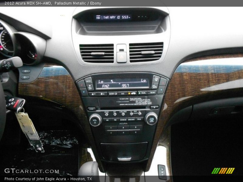 Palladium Metallic / Ebony 2012 Acura MDX SH-AWD