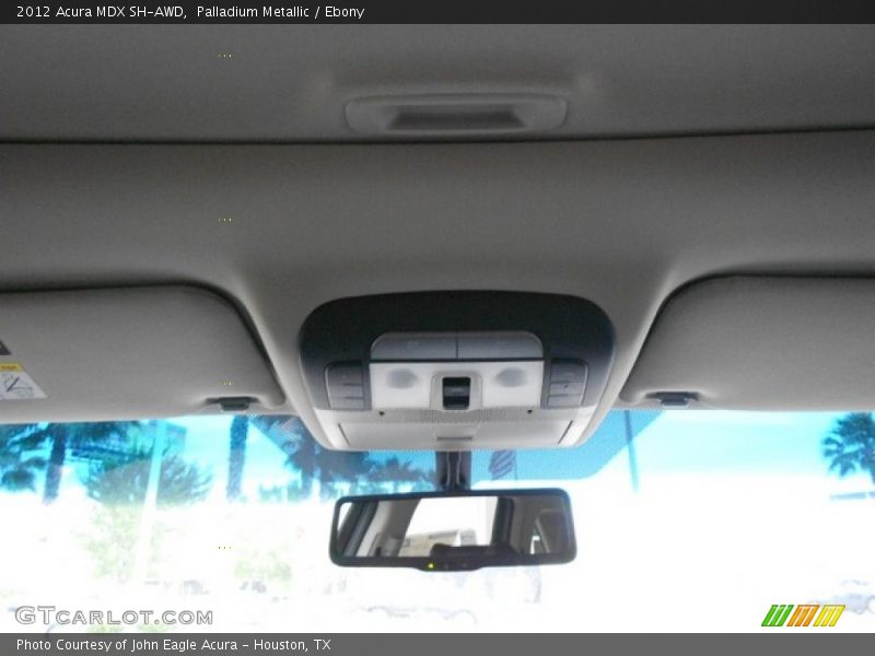 Palladium Metallic / Ebony 2012 Acura MDX SH-AWD