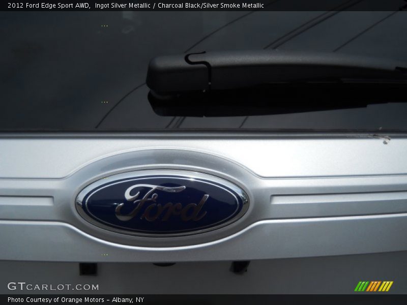 Ingot Silver Metallic / Charcoal Black/Silver Smoke Metallic 2012 Ford Edge Sport AWD